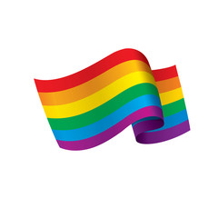 Vector a rainbow flag