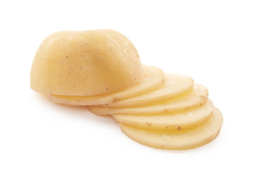potato isolated on white background