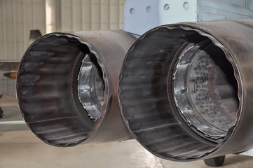 Fighter Jet Plane Exhaust