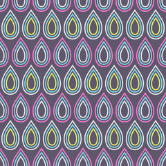 Abstract seamless pattern of drops.