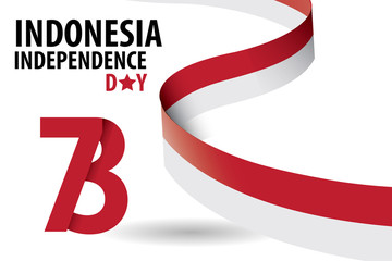 Indonesian Independence Day Background Template