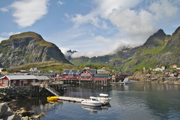 Fototapeta na wymiar Wildcamping in great outdoors of Norway