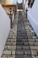 Obraz premium stone stairs leading up