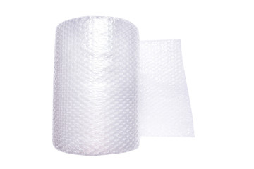 Roll of wrapping bubble film