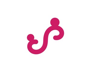 Baby care logo vector