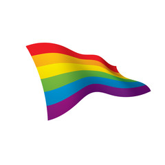 Vector a rainbow flag