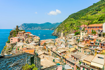Fototapeta na wymiar Scenic view of Vernazza, Cinque Terre, Liguria, Italy