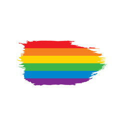 Grunge rainbow flag