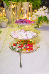 marshmallow and candy for party