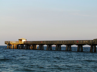 Obraz premium Wooden Fishing Pier 