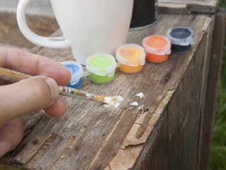 Trying different colors