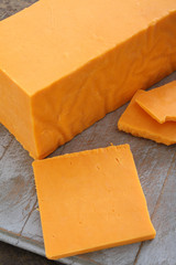 sliced cheese portions