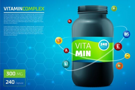 Vitamin complex template