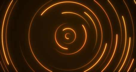 Glowing Neon Lights - Circle Abstract Backgrounds