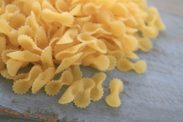 fresh uncooked pasta