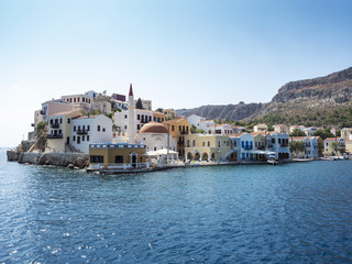 Fototapeta na wymiar Kastellorizo island, Dodecanese, Greece