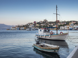 Fototapeta na wymiar Kastellorizo island, Dodecanese, Greece. Megisti,Meis