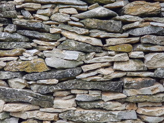 Limestone Wall Full Frame Image