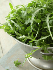 fresh salad leaves