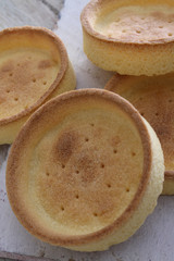 empty pastry cases