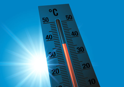 Thermomètre - température - canicule - chaleur - climat - environnement - écologie - soleil - été