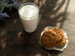 Breakfast on summer day