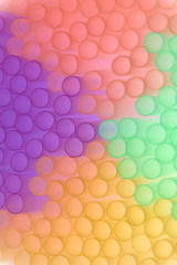 blurred circles background in abstract colors, illustration of colored blurred circles