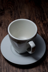 ceramic coffee cup on table