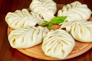 Georgian traditional Khinkali