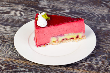 Tasty rasberry mousse