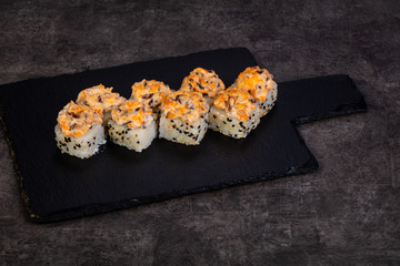 Japanese spicy sushi