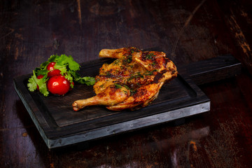 Grilled chicken with spices