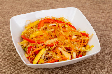 Glass noodle with vegetables