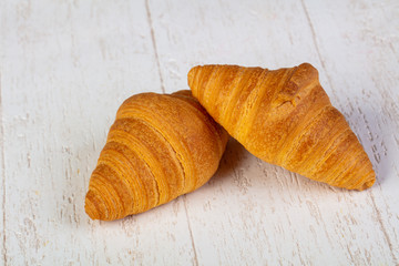 Sweet tasty croissant