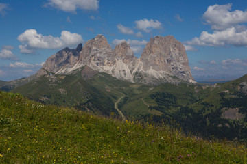 Langkofelgruppe in den Dolomiten