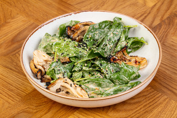 Oyster mushroom salad
