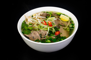 Vietnamese cuisine Pho Bo soup