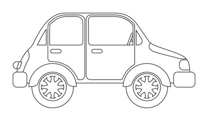 car sedan isolated icon vector illustration design