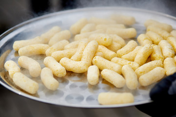 corn sticks liquid nitrogen