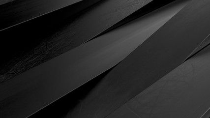 Black planks abstract background