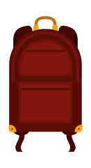 travel bag isolated icon vector illustration design