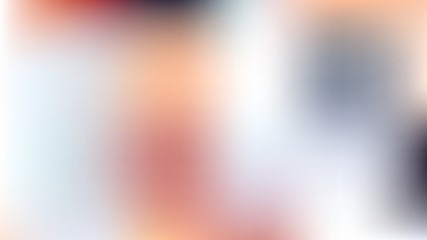 Tender Light Blue, Orange Color Gradient Overlay Mesh Vector Background. Digital Dreamy Magic Sky, Sea Pearlescent Wallpaper. Defocused Purple, Gold Sky Sunset, Sunrise Vibrant Flicker Hologram Teal.