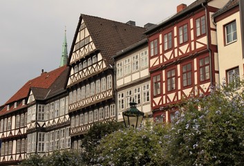 Hannover, Historisches Fachwerk in der Burgstraße