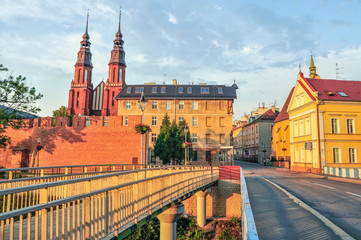 Street view, bridge, road, Poland