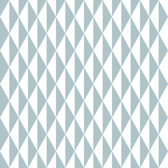 Geometric pattern with blue and white triangles. Geometric modern ornament. Seamless abstract background