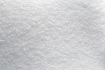 Winter, surface of snow close-up, snowflakes
