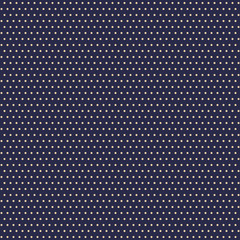 Seamless geometric pattern. Modern blue and golden ornament with dotted elements. Geometric abstract pattern