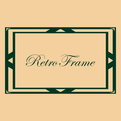Art Deco Frame