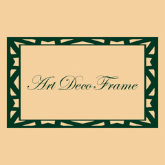 Art Deco Frame