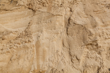 Sand texture after rain